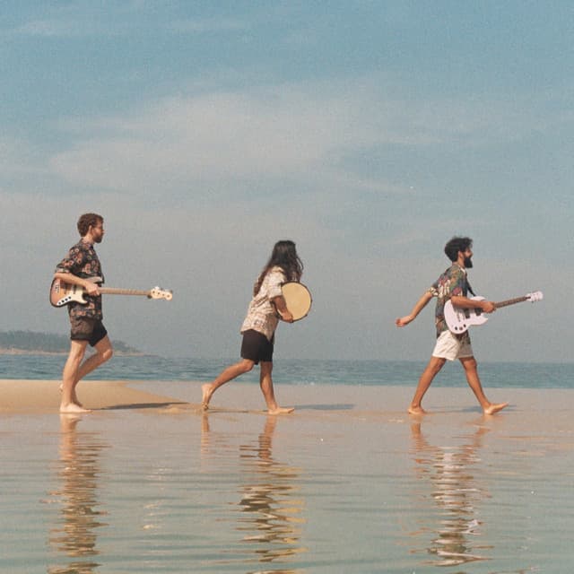 Foto do artista Bê e os Botos