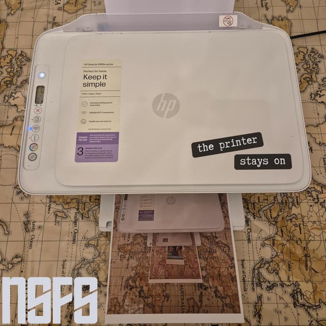 The Printer Stays On